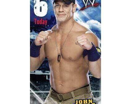 WWE Age 6 Birthday Card Fashion