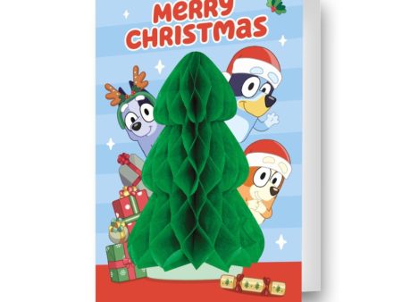 Bluey Pop Up Christmas Card Hot on Sale