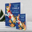 Paw Patrol Giant Personalised Rainbow Birthday Card Online Sale