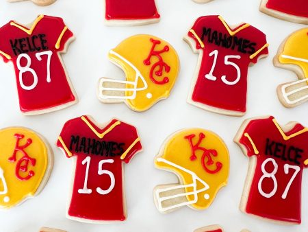 Chiefs Jersey Sugar Cookie Set For Cheap