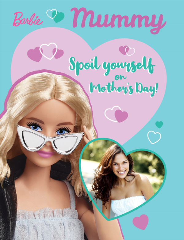 Barbie Personalised  Spoil Yourself  Mother s Day Card For Cheap