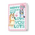 BLUEY MOTHER S DAY CARD WITH BADGE Sale