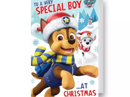 Paw Patrol  Special Boy  Christmas Card Online Sale