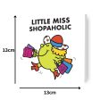 Mr Men & Little Miss Personalised  Shopaholic  Birthday Card Fashion