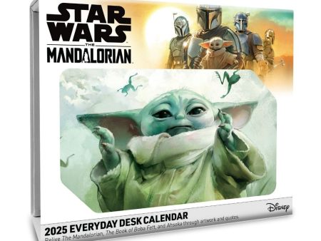 STAR WARS THE MANDALORIAN 2025 DESK BLOCK CALENDAR Supply