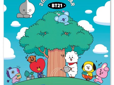 BT21 2025 SQUARE CALENDAR Sale