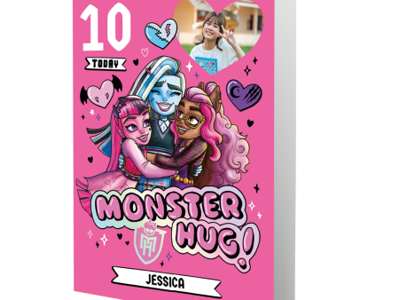 Monster High Personalised Photo Age Birthday Card Sale