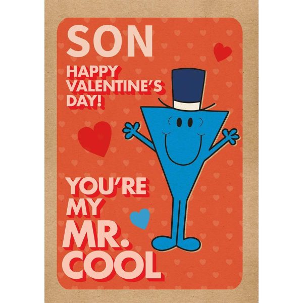 Mr Men & Little Miss Personalised Son Valentine s Day Card Fashion