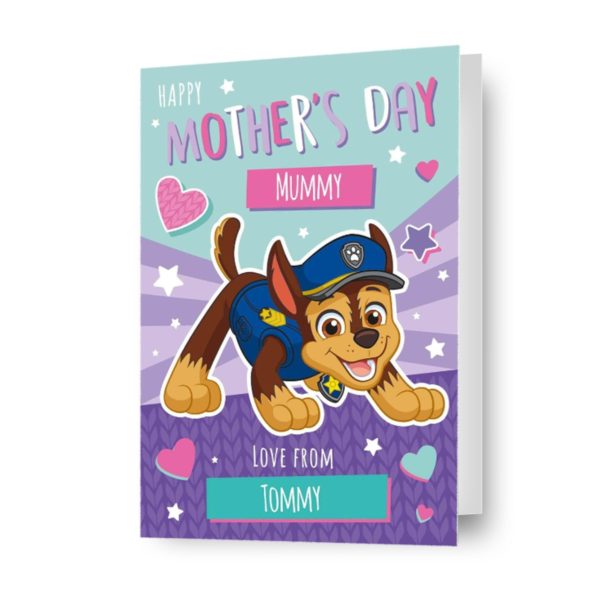 Paw Patrol Personalised  Mummy  Mother s Day Card Online now