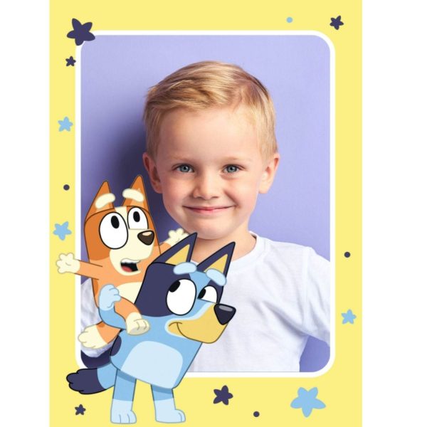 Bluey Personalised Photo Birthday Card Hot on Sale