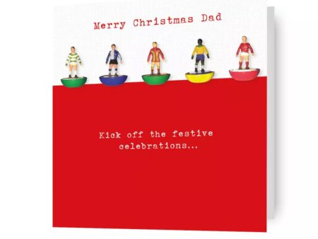 Subbuteo  Dad  Christmas Card Cheap