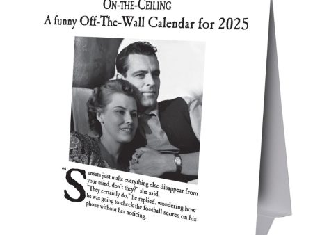 ON THE CEILING 2025 DESK EASEL CALENDAR For Cheap