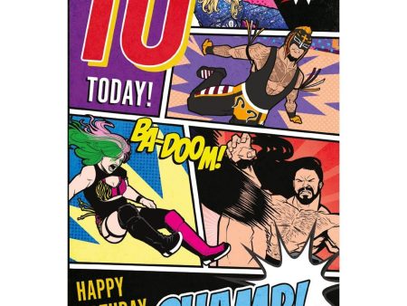 WWE Age 10 Birthday Card For Sale