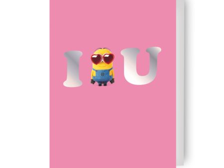 Despicable Me Minions  I Love U  Valentine s Day Card Sale