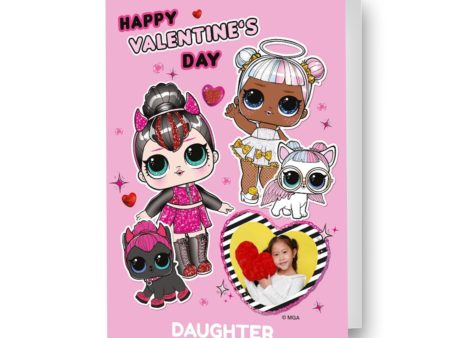 LOL Surprise Personalised  Galentine s  Valentine s Day Photo Card For Discount