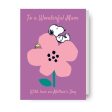 Peanuts Snoopy Personalised  With Love On Mother s Day  Card on Sale