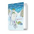 The Snowman Granddaughter Christmas Card Cheap