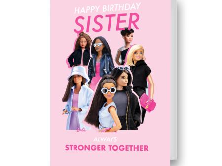 Barbie  Sister  Birthday Card For Cheap