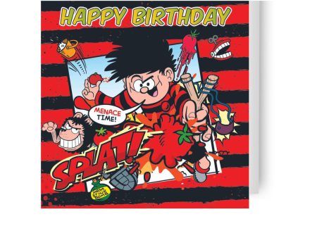 Beano  Splat!  Birthday Card on Sale