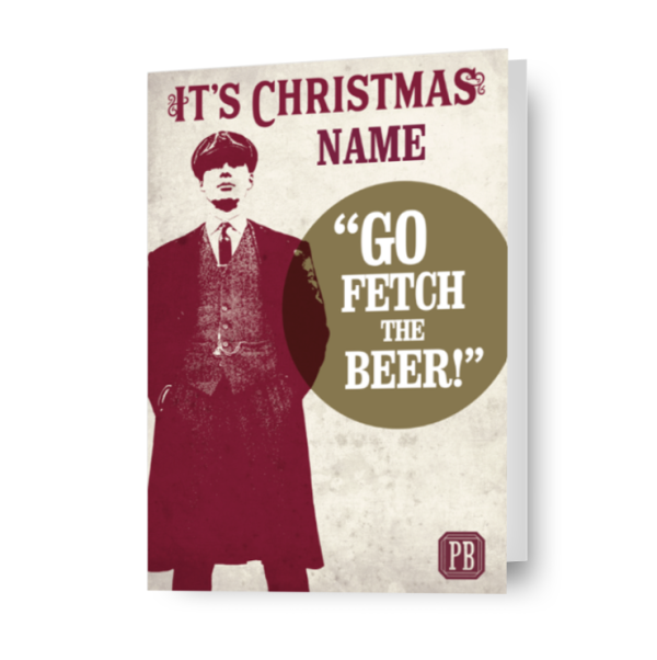 Peaky Blinders Personalised Name Christmas Card Hot on Sale