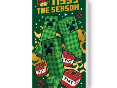 Minecraft Generic Christmas Card on Sale