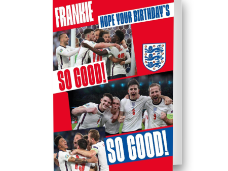 England FA Personalised  So Good!  Birthday Card Fashion