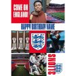 England FA Personalised  Come on England!  Photo Birthday Card Online Sale