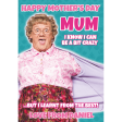 Mrs Brown s Boys Personalised  A Bit Crazy  Mother s Day Card Hot on Sale