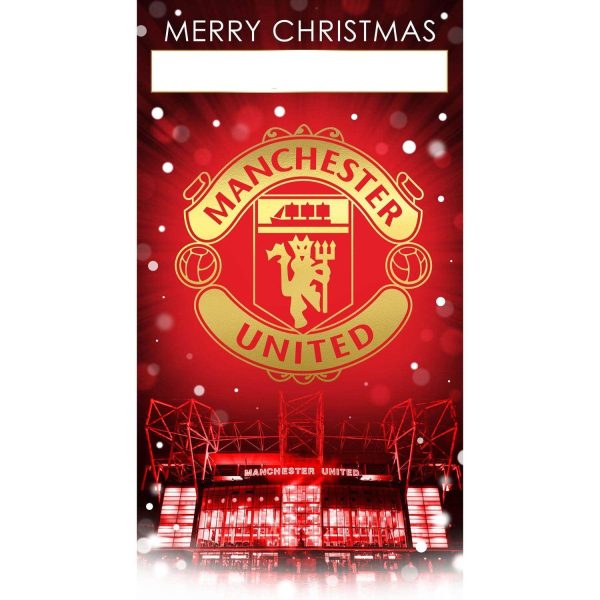 Manchester United FC Any Name Christmas Card Sale