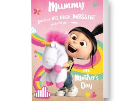 Despicable Me Minions Personalised  Massive Cuddles  Mother s Day Card on Sale