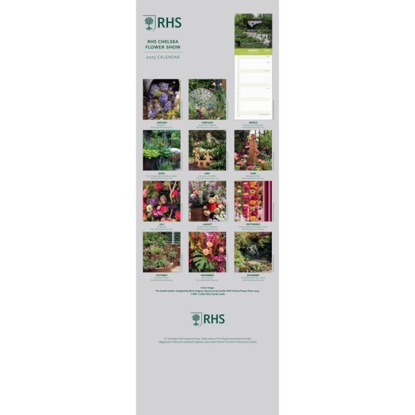 RHS CHELSEA FLOWER SHOW 2025 SLIM CALENDAR Discount