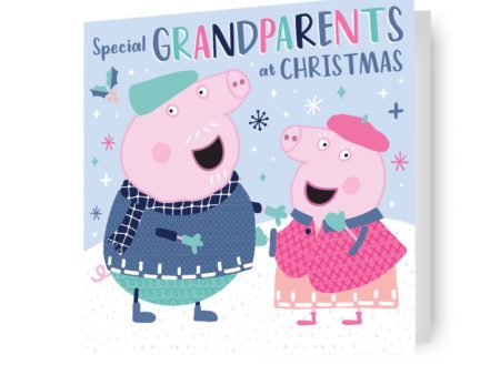 Peppa Pig Grandparents Christmas Card Online