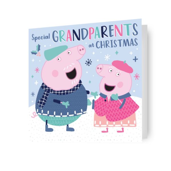 Peppa Pig Grandparents Christmas Card Online