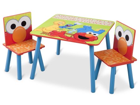 Sesame Street Table & Chair Set For Cheap