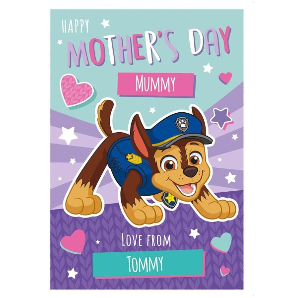 Paw Patrol Personalised  Mummy  Mother s Day Card Online now