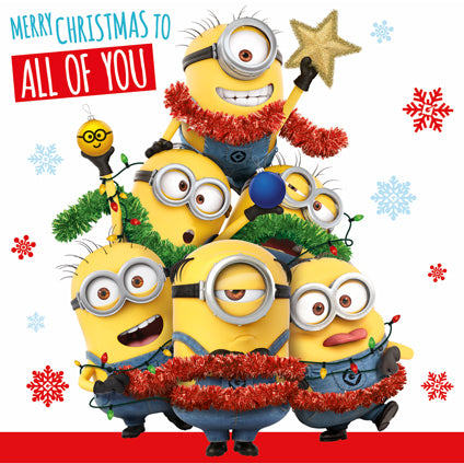 Despicable Me Minions  To All Of You  Christmas Card Online Hot Sale