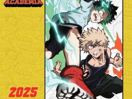 MY HERO ACADEMIA 2025 SQUARE CALENDAR For Sale