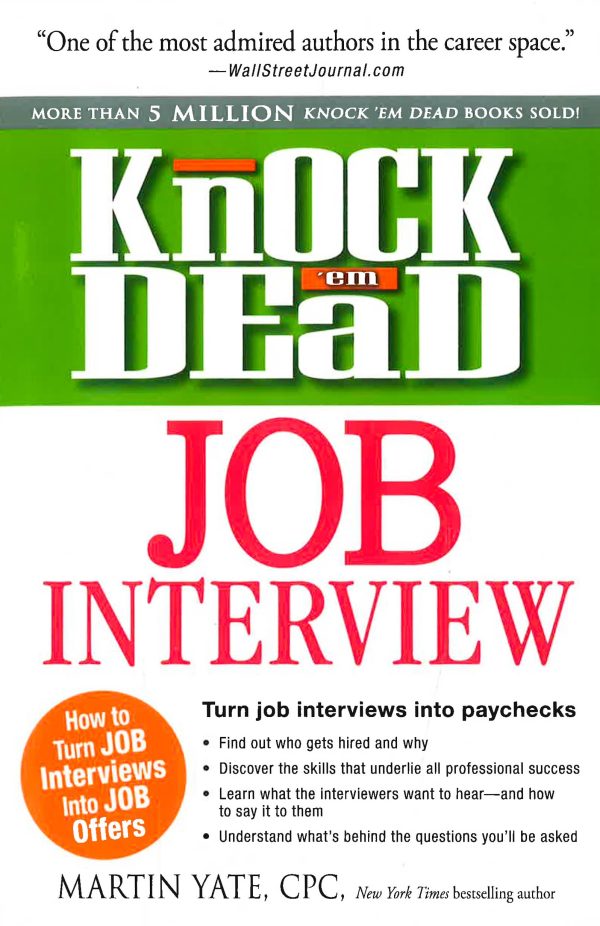 Knock  Em Dead Job Interview: How To Turn Job Interviews Into Job Offers Sale