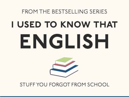 I Used To Know That: English Sale